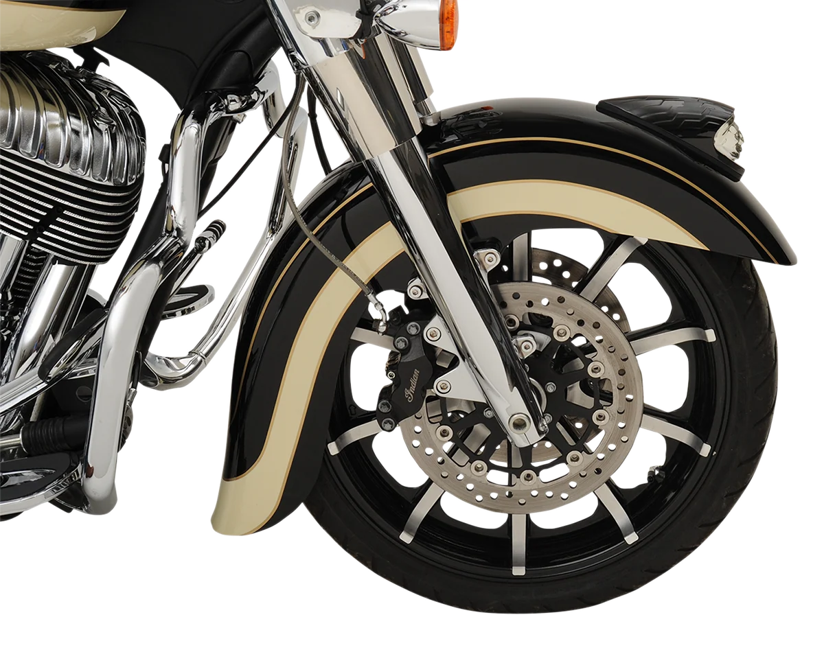 Traditional KLOCK WERKS Front Fender - Steel - Indian Chief - 16 -19 KWF-04-0400 Efficient