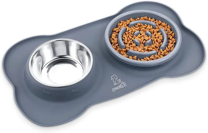 Sustainable Pecute Slow Feeder Dog Bowls to Slow Down Eating Dog Bowl Slow Feeder Natural