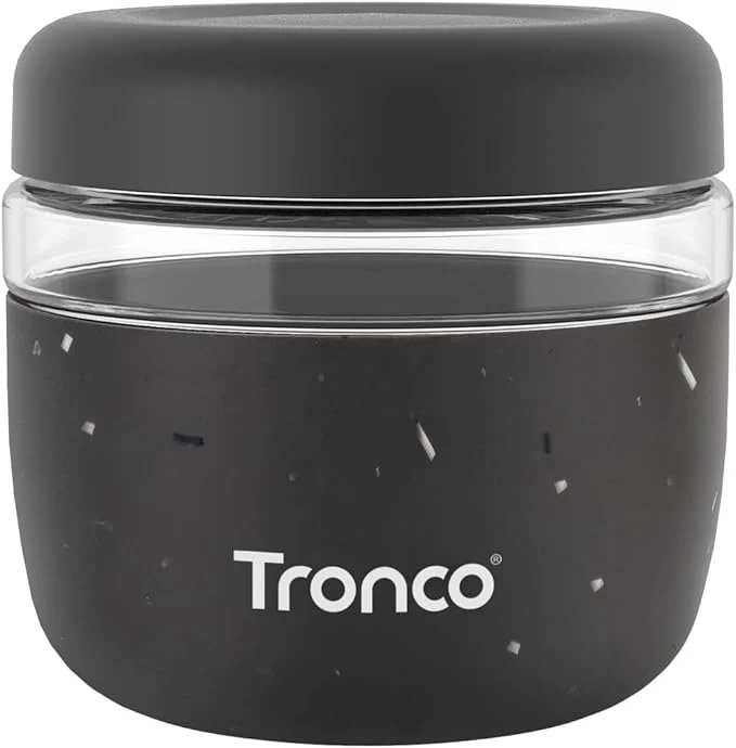Secure Tronco 24 oz Glass Food Storage Containers with Lids Airtight Leak Spill Proof Glass Lunch Bowls for Meal Prep Salad Yogurt Soup Stew Microwave Dishwasher Safe BPA- Set of 1About ThisOverview Easy-to-Use