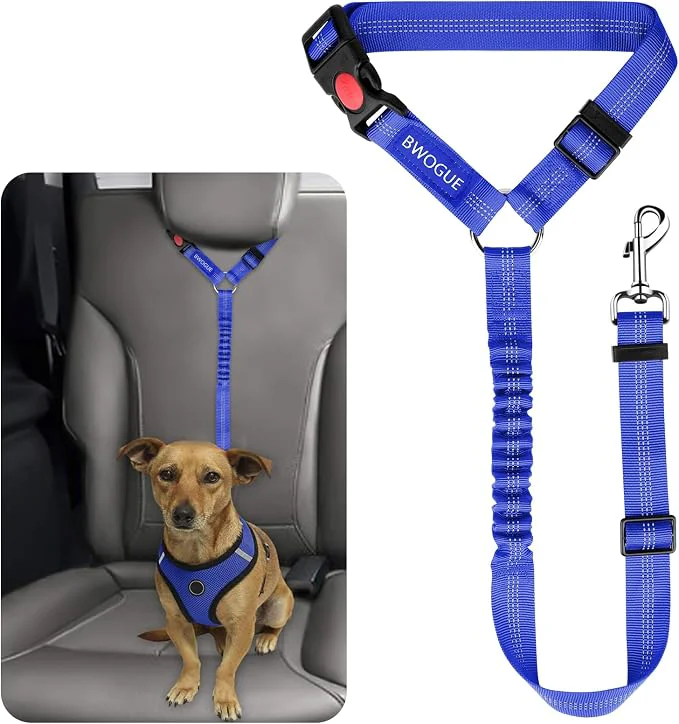 Fine BWOGUE Pet Dog Cat Seat Belts Car Headrest Restraint Adjustable Safety Leads Professional