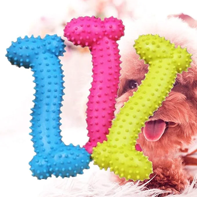 Verified Pet Chew Toys Resistant to Bite Bone Pet Dog Puppy Molar Thorn Chew Toy Trendy