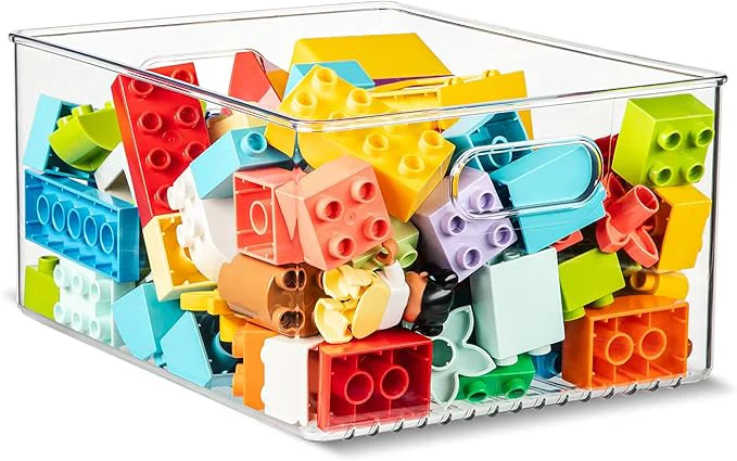 Quality Plastic Food Storage Clear Container Bin with Handles for Organizing Kitchen Pantry Refrigerator zer Pantry Cabinet Closet Bathroom 10 x8 x5 About ThisOverview Artisan