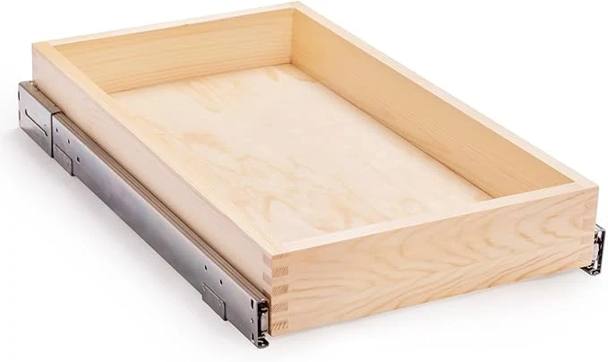 Exceptional 13 W x 21 D x 3 H Soft Close Slide Out Wood Drawer Organizer for Kitchen Cabinet Opening Width 14.5 inches for Bottom Assembly Width 14 inches for Side Assembly About ThisOverview Environmentally Friendly