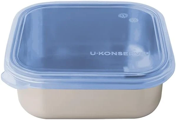 Selected U Konserve Stainless Steel Food Storage Bento Box Container Leak Proof Silicone Lid Dishwasher Safe - Plastic 15oz Blue About ThisOverview Relaxed