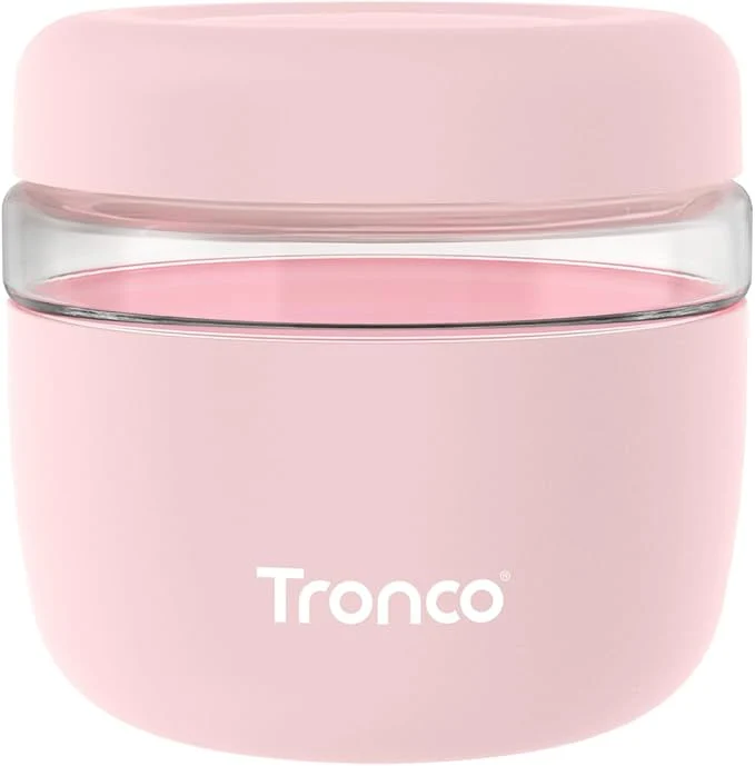 User-Friendly Tronco 24 oz Glass Food Storage Containers with Lids Airtight Leak Spill Proof Glass Lunch Bowls for Meal Prep Salad Yogurt Soup Stew Microwave Dishwasher Safe BPA- Set of 1About ThisOverview Luxury