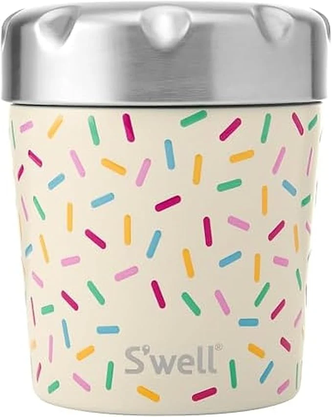 Original S'well Stainless Steel Ice Cream Chiller 16oz Sweet Sprinkle Triple Layered Vacuum Insulated Container Keeps Ice Cream Frozen For Up To Four Hours BPA About ThisOverview Advanced
