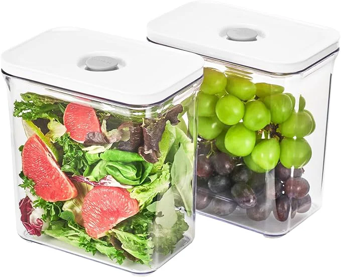 Top-Quality VAKUEN Premium Airtight Food Storage Containers Rectangular 2PC-SET 2 Easy-to-Use