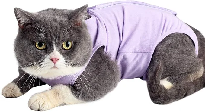 Smart Cat Surgery Recovery Suit Cat Onesie Recyclable