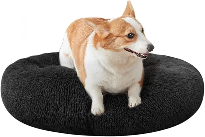 Advanced Dog Bed for Small Medium Large Dogs 24 inch Calming Dogs Bed Washable-Round Optimized