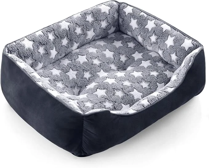 Certified GASUR Small Dog Beds Small Size Dogs Rectangle Washable Dog Bed Orthopedic Official
