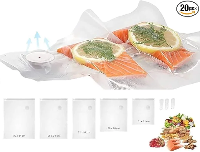 Green Vacuum Sealer Bags 20pcs 5 sizes About ThisOverview Fashionable