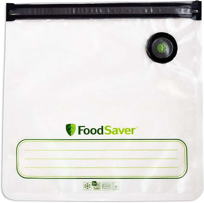 Trendy FoodSaver® Reusable Gallon Vacuum Zipper BagsAbout ThisOverview Easy-to-Use