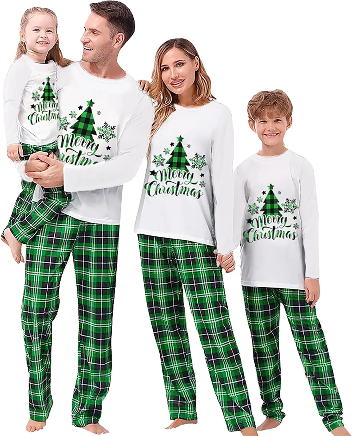 Certified Matching Family Christmas Pajamas Set - Xmas Sleepwear PJs Responsible
