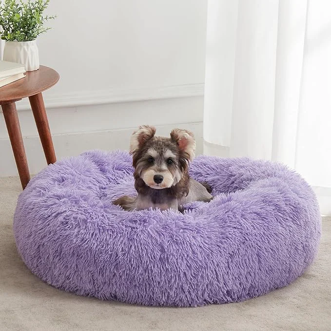 Specialty WESTERN HOME WH Calming Dog Bed Cat Bed Anti-Anxiety Donut Dog Cuddler Bed Verified