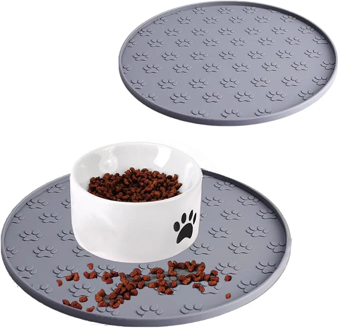 Stylish Dog Food Mats - Waterproof Silicone Dog Mat Efficient