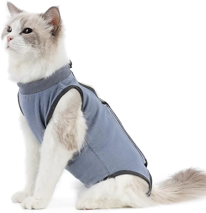 Comfortable Cat Surgery Recovery Suit Cat Onesie Excellent