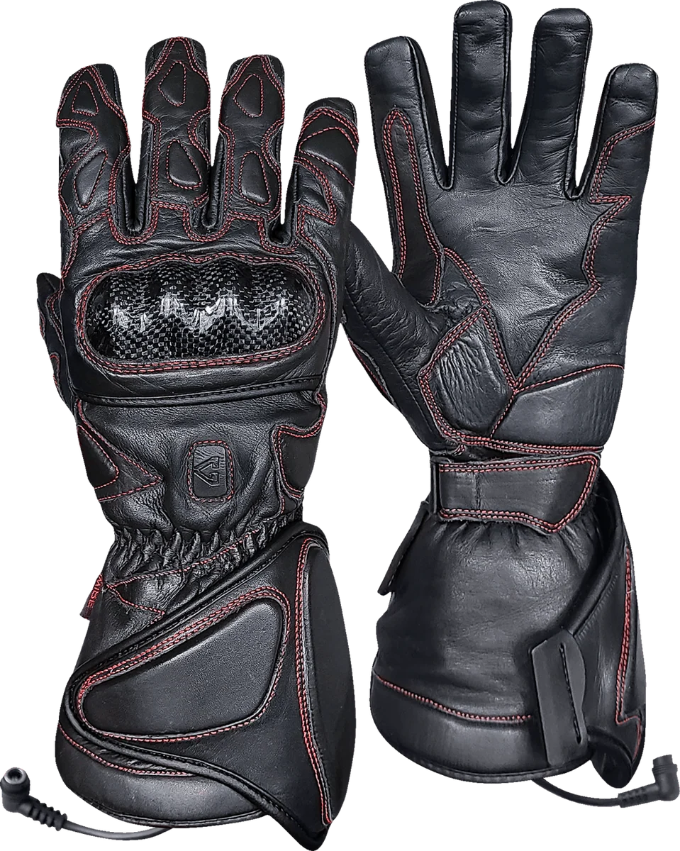 Easy-to-Use GERBING HEATED CLOTHING 12V Extreme Hard Knuckle Heated Gloves - Black - Small GEREXGL12VBS Eco-Friendly