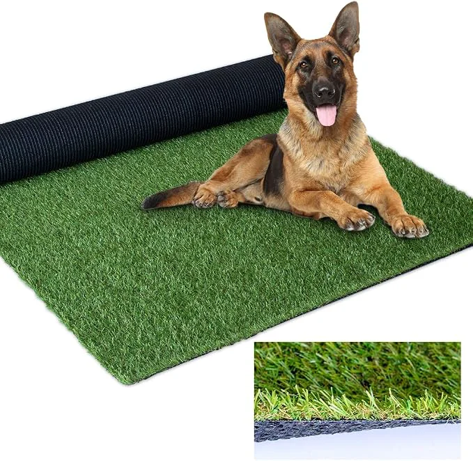 Sophisticated Artificial Grass Outdoor Rug 3FT x 5FT 0.8 inch istic Fake Synthetic Grass Efficient
