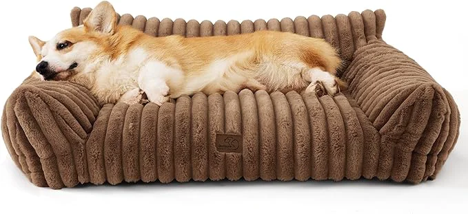 Versatile Bedsure ComfyFleece™ Cute Dog Couch World-Class