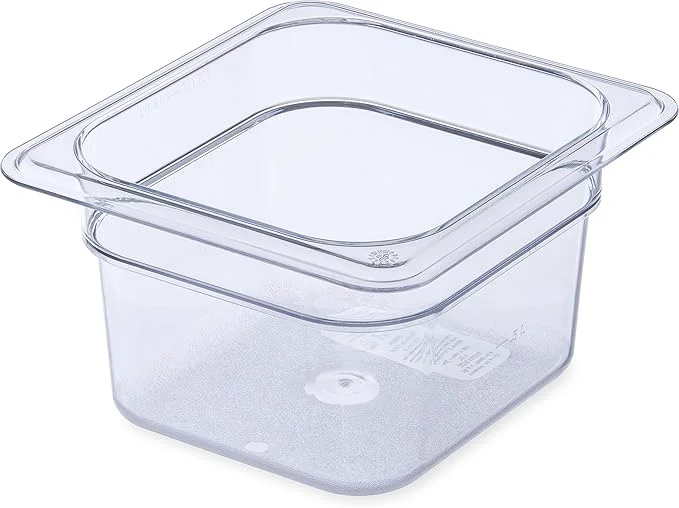 Innovative Carlisle FoodService Products Plastic Food Pan 1 6 Size 4 Inches Deep ClearAbout ThisOverview Flexible