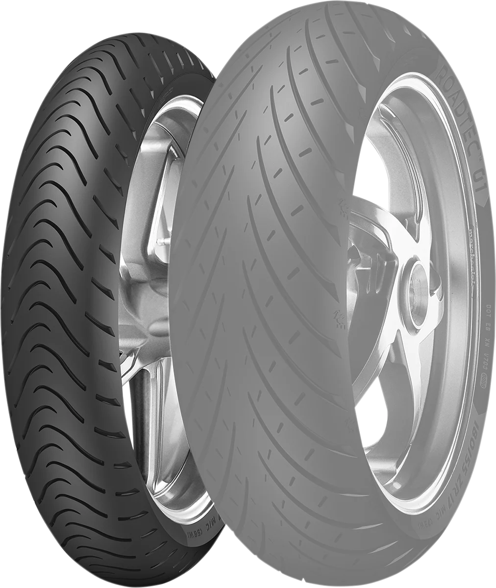 Refined METZELER Tire - Roadtec™ 01 - Rear - 4.00-18 - 64V 3242800 Soft