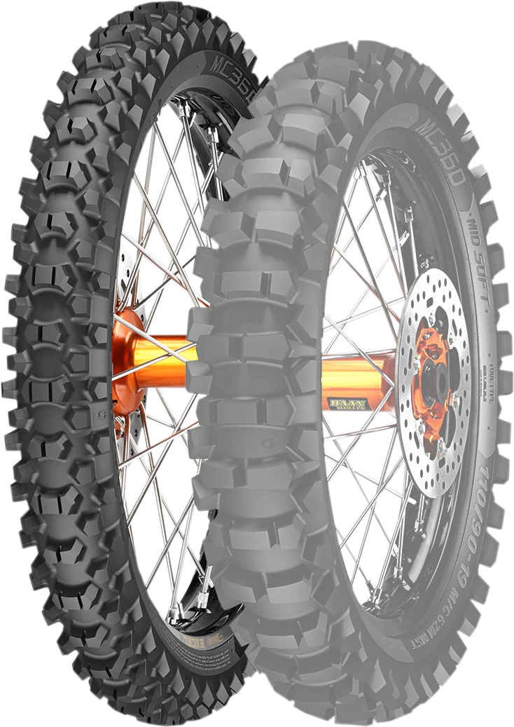 Premium Material METZELER Tire - MC360™ Mid-Soft - R Spec - Rear - 120 80-19 - 63M 4023500 Quality