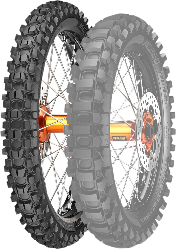Unique METZELER Tire - MC360™ Mid-Hard - R Spec - Rear - 110 90-19 - 62M 4023800 High-Performance