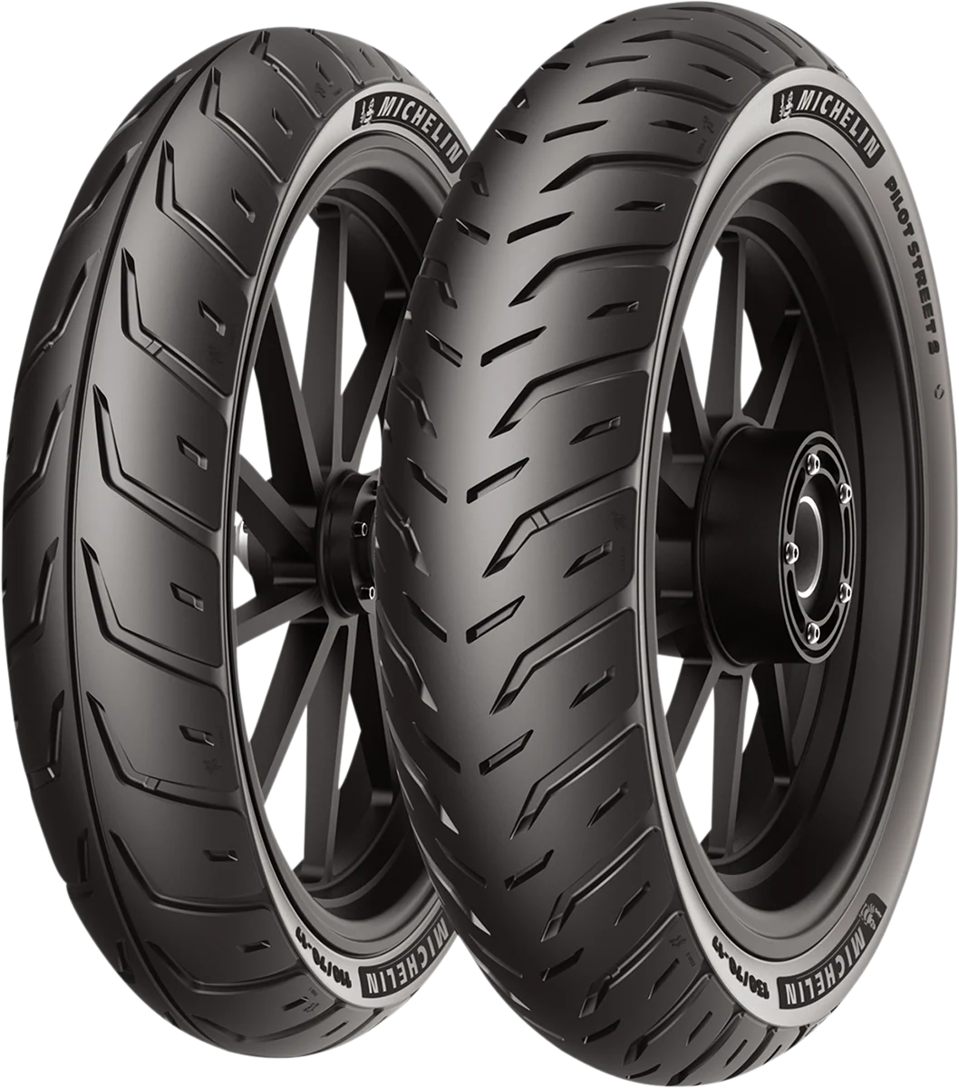 High-End MICHELIN Tire - Pilot Street 2 - Front Rear - 70 90-17 - 43S 35463 Certified