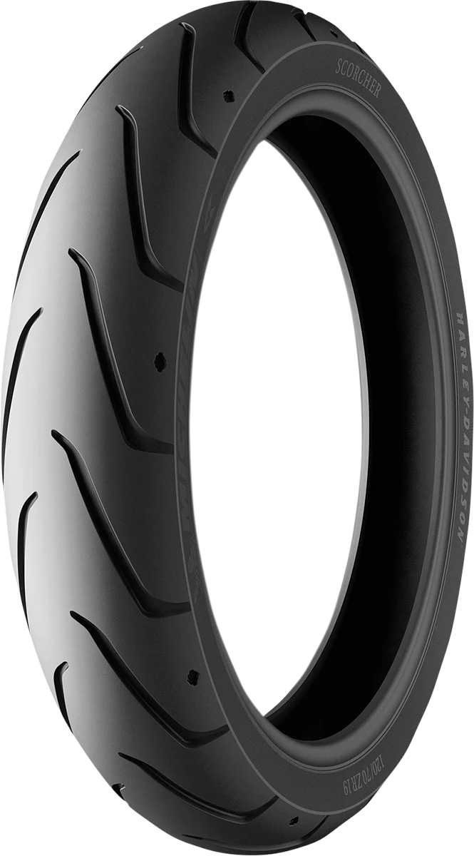 Enhanced MICHELIN Tire - Scorcher Sport - Front - 120 70ZR17 - 58W 39116 Effective