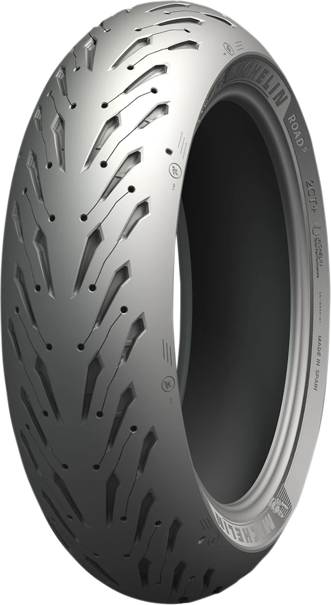 Long-Lasting MICHELIN Tire - Road 5 - Rear - 180 55ZR17 - 73W 69960 Fine Crafted