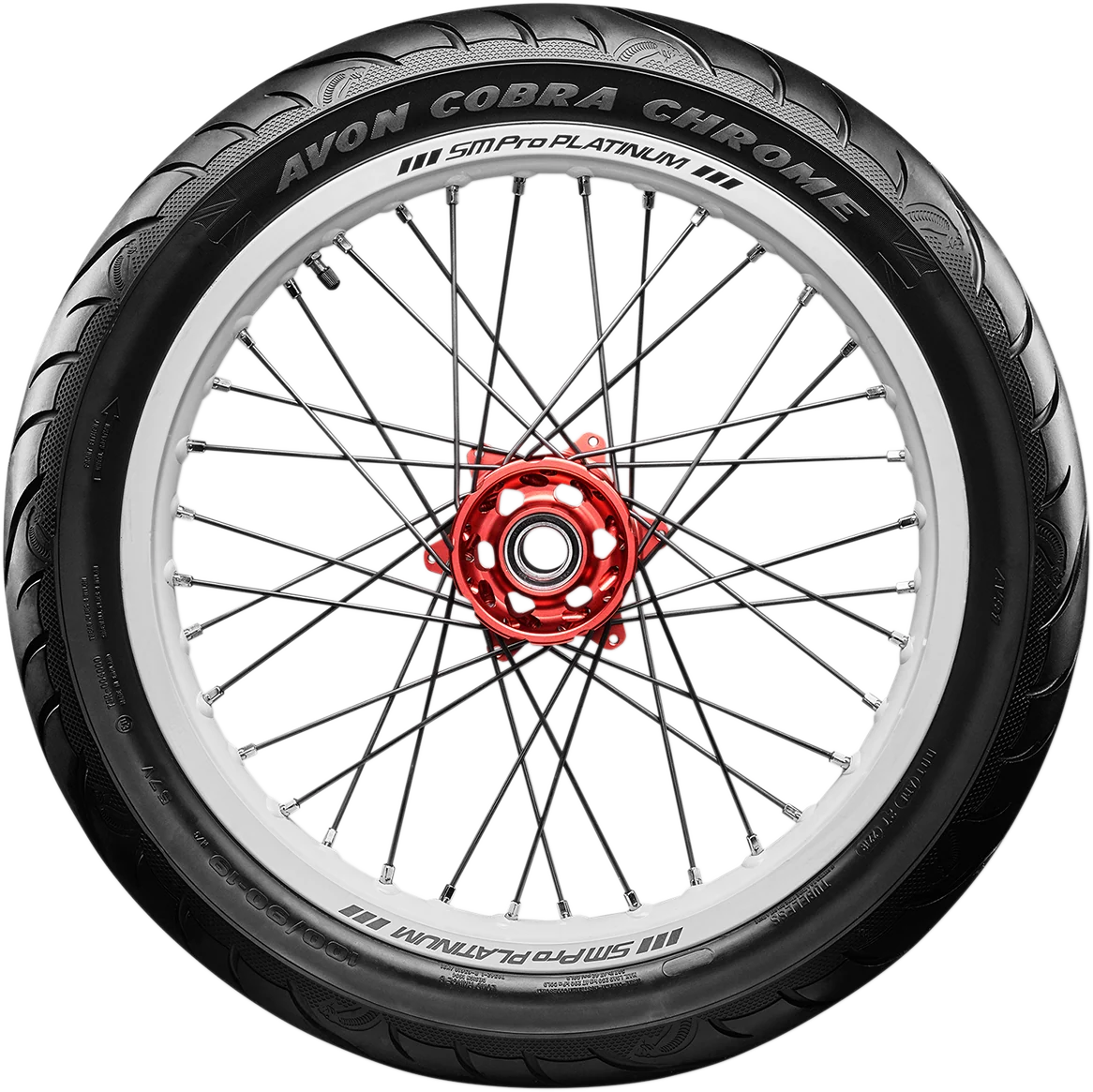 Comfortable Avon Cobra Chrome AV91 Front Tire 110 90-19 62H Power Cruiser Touring Certified