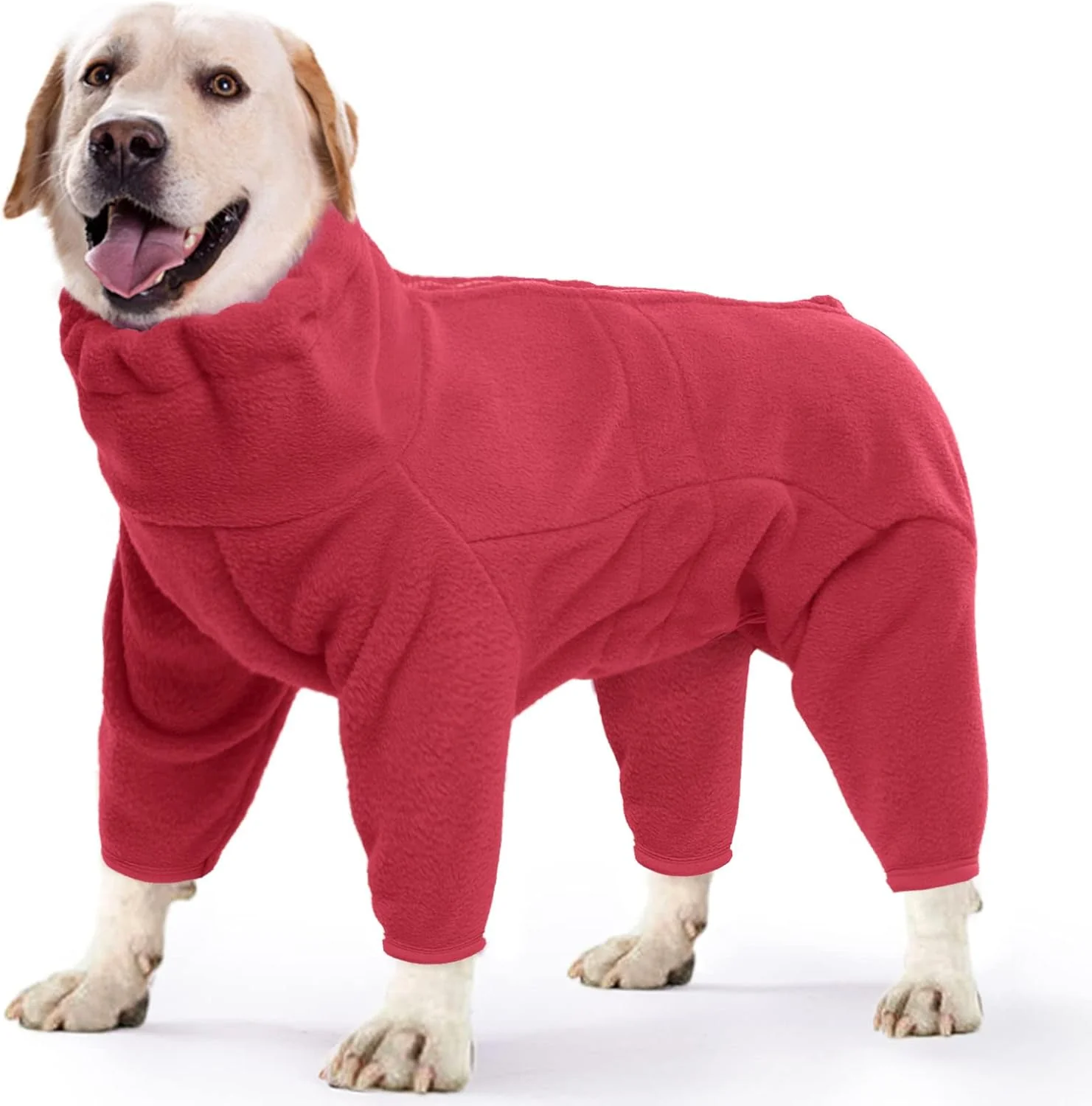 Versatile ROZKITCH Dog Snow Jacket Pet Windproof Warm Cold Weather Jacket Vest Cozy Jumpsuit Apparel Outfit Clothes for Large Giant Dog Walking Hiking Sleep Red 4XL Artisan