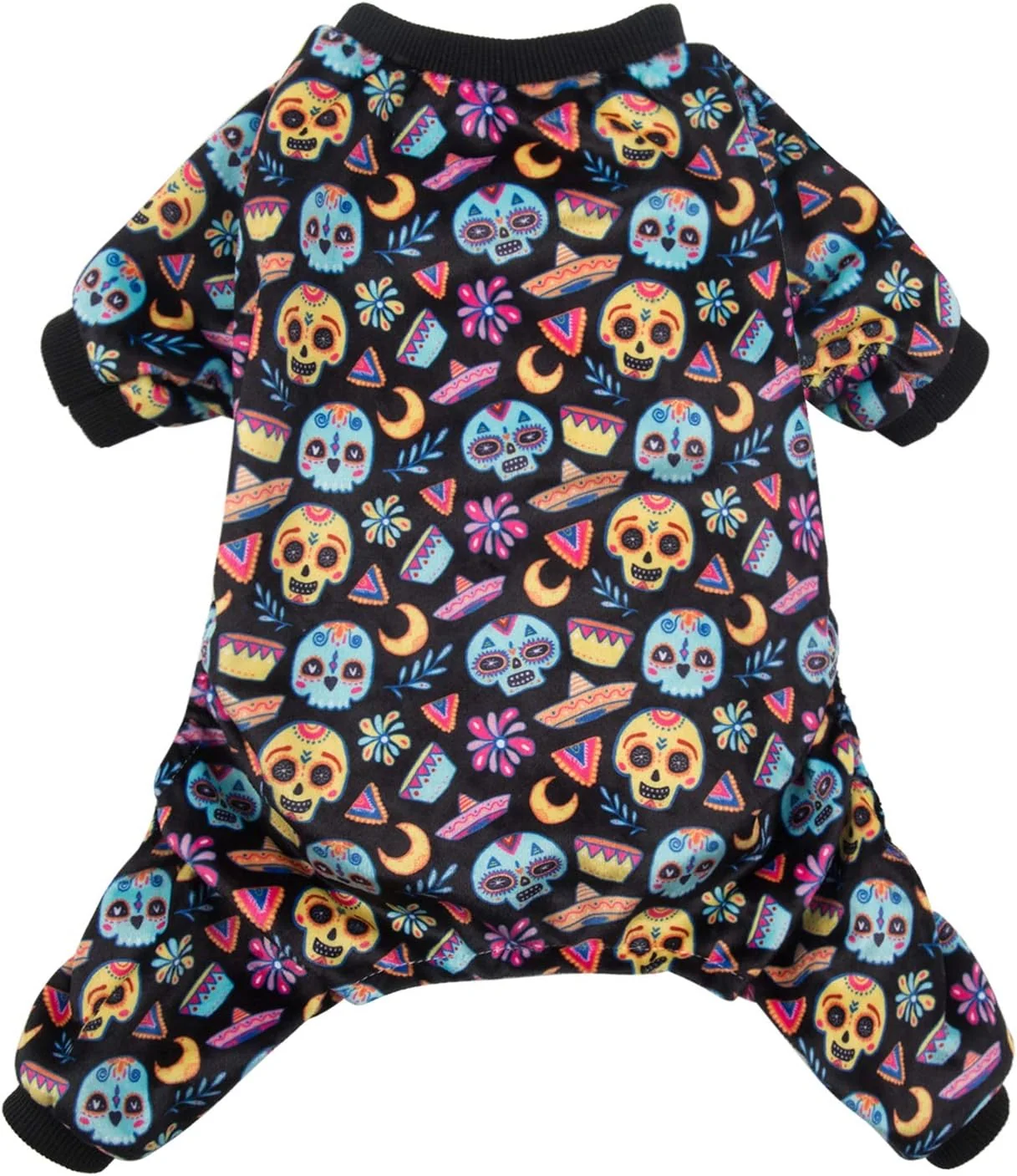 Top-Quality CuteBone Small Dogs Outfit Soft Puppy Onesies Pjs Halloween Dog Pajamas Pet Coat Cat Apparel Comfy Doggie Jumpsuit Bodysuit for All Seasons P73L Luxury