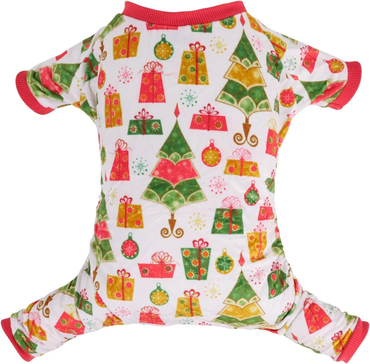 Green CuteBone Small Dogs Christmas Outfit Soft Puppy Onesies Pjs Dog Pajamas Pet Coat Cat Apparel Comfy Doggie Jumpsuit Bodysuit for All Seasons P17L Healthy