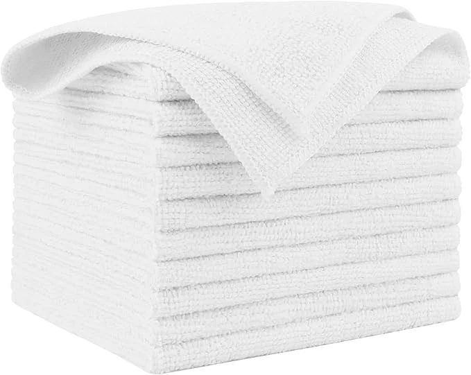 Breathable AIDEA Microfiber Cleaning Cloth White 10PK Microfiber Towels for Cars Premium Car Cloths Dusting Cloth Lint Cleaning Rags for SU House Kitchen Window Workshops 12×12 About ThisOverview Organic