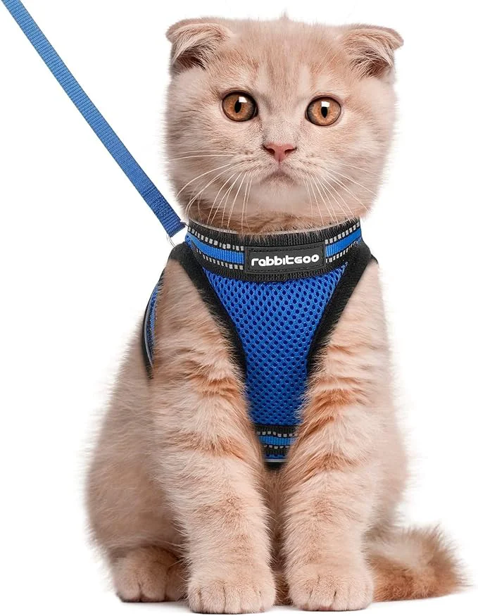 Versatile rabbitgoo Cat Harness and Leash Set Powerful