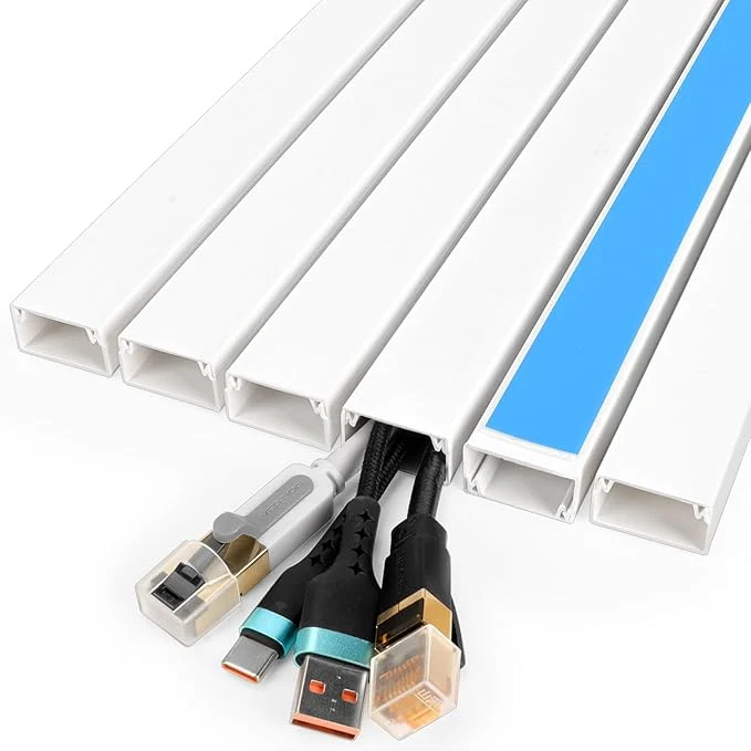 Excellent 87in Cord Hider Kit Cord Covers for Wires on Wall Paintable Cable Raceway Cord Hider for Wall Mount tv tv Cable Hider Wall kit Wire Covers for Cords 6X L14.5in X W0.96in X H0.57inAbout ThisOverview Traditional