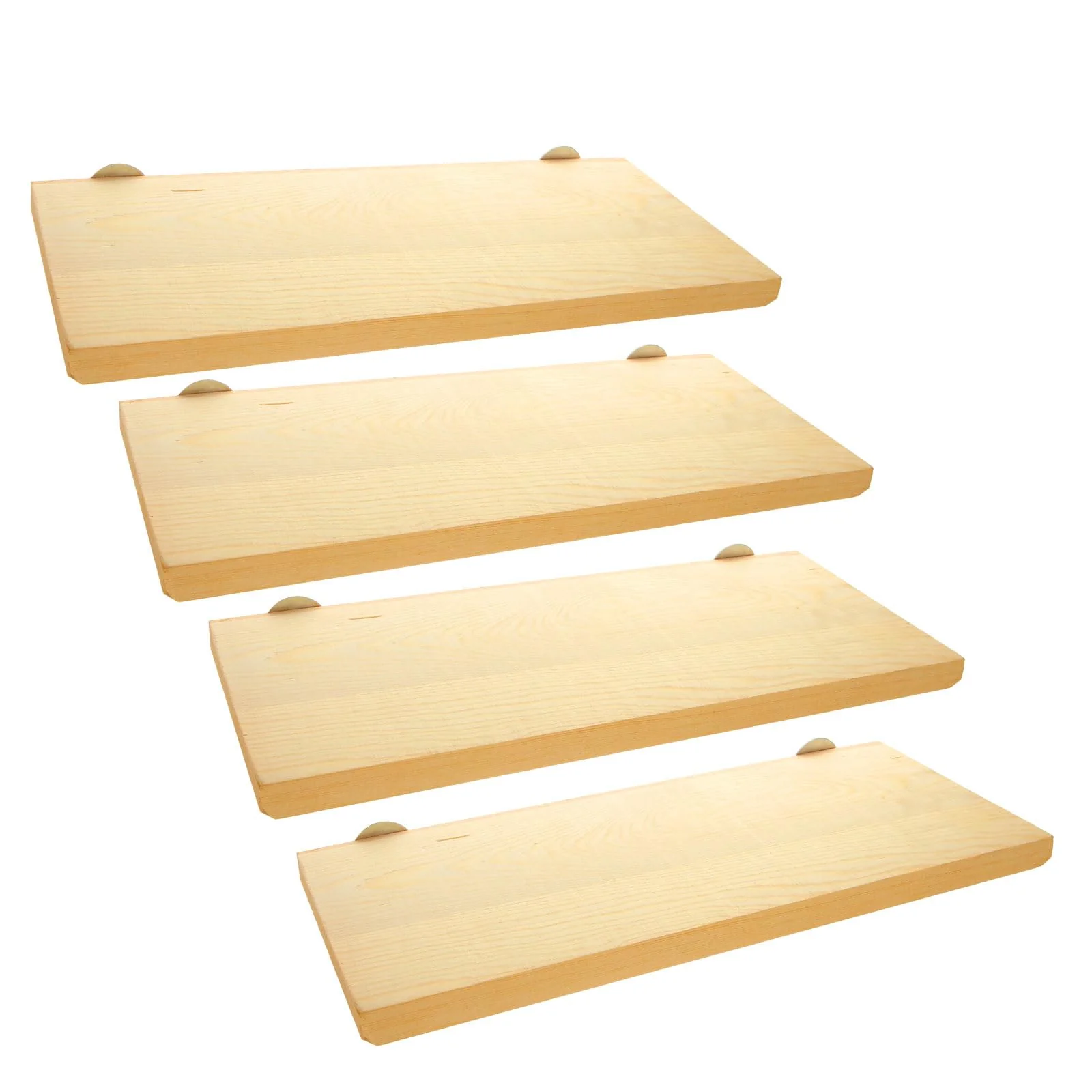 User-Friendly DIRBUY 4-Pack 5x12in Natural Wood Bird Perches – Flat Rectangle Platform for Parrots Small Birds Premium Material