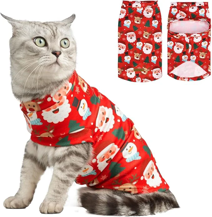 Genuine EXPAWLORER Cat Christmas Sweater Organic