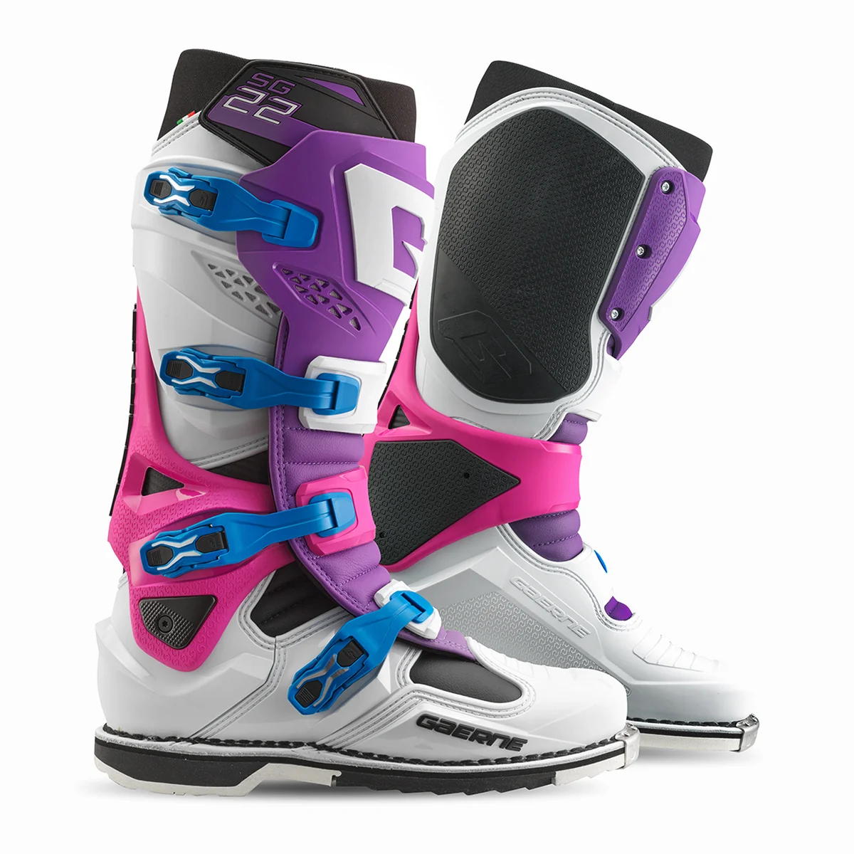 Natural GAERNE SG 22 Boots Le Purple White Rhodamine 11 - Part Number 2262-019-46 Fashionable