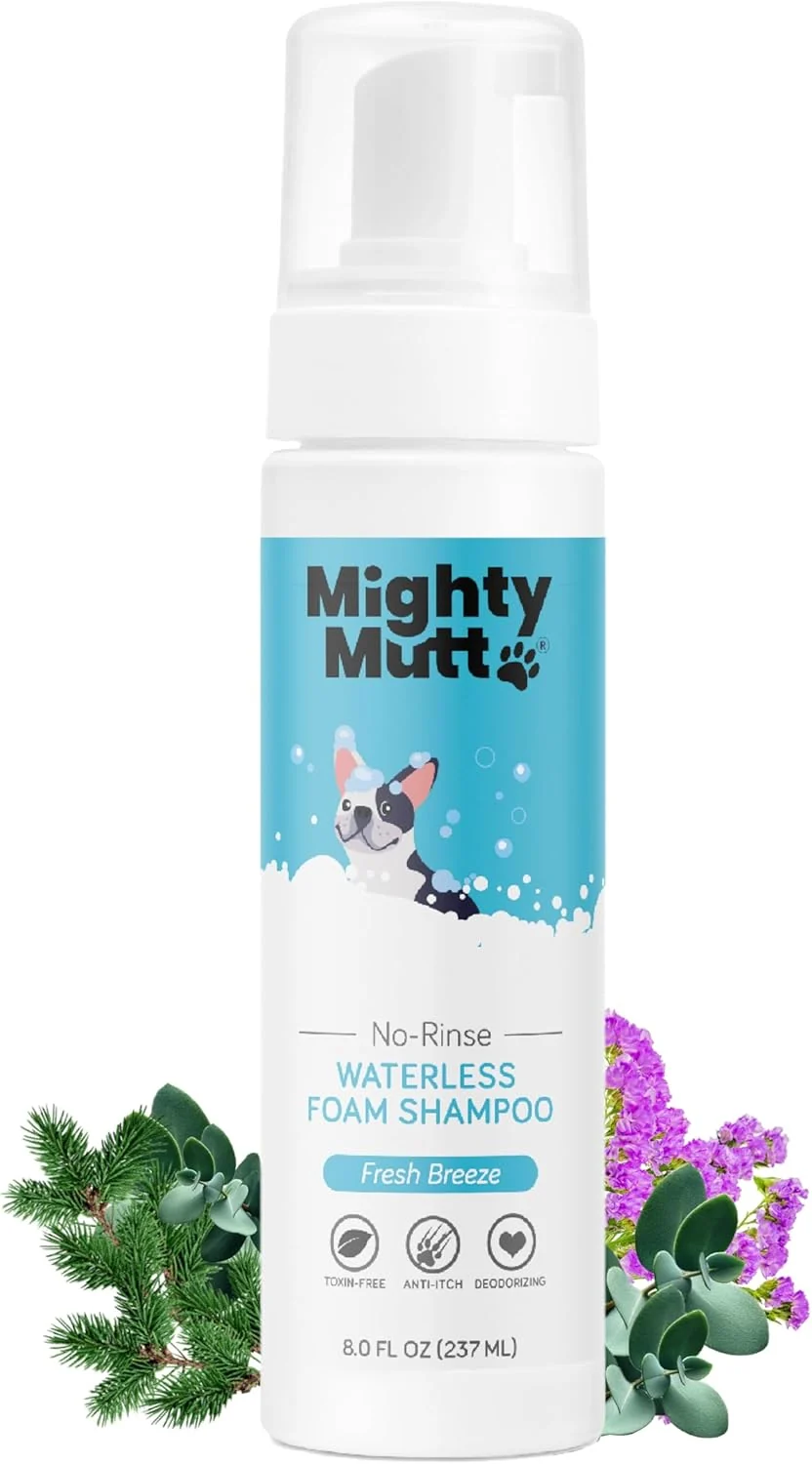 Practical Mighty Mutt Hypoallergenic Waterless Shampoo for Dogs. A calm considered pick for modern pet homes. Functional