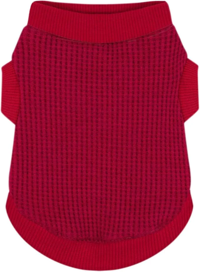 Advanced Cozy and Functional Dog Shirts for Small Puppies Stretchable Wine Red Attire Fashionable