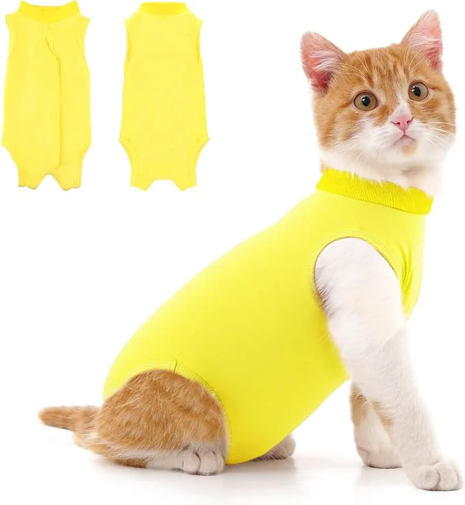 Carefully Designed Cat Recovery Suit for Abdominal Wounds or Skin Diseases Cat Onesie for Cats Trusted