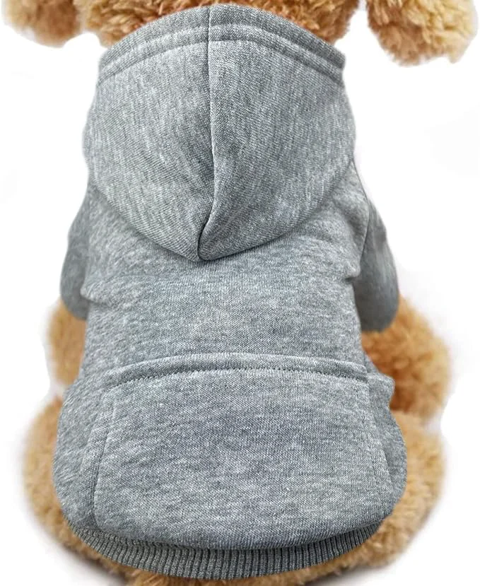 Carefully Designed Jecikelon Winter Dog Hoodie Sweatshirts Convenient