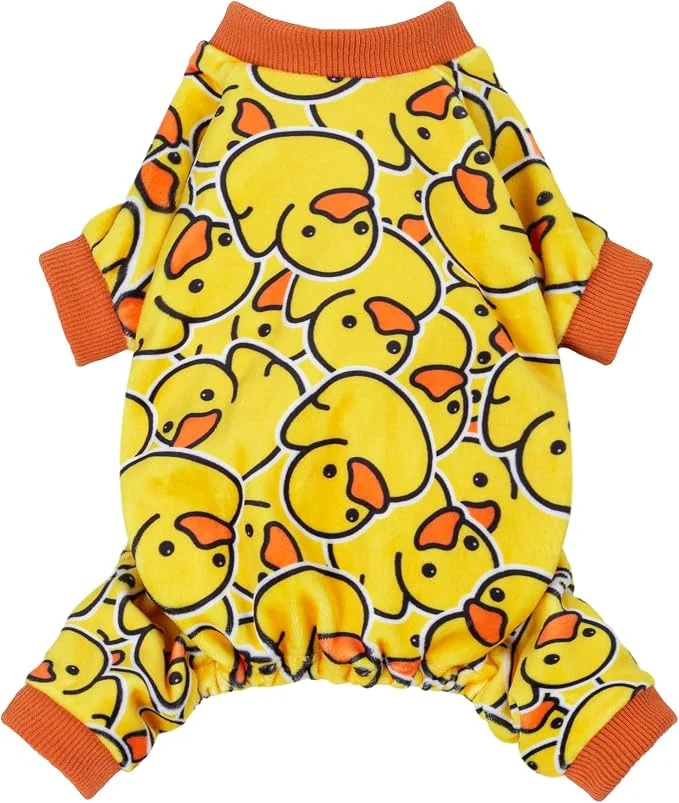 Traditional Fitwarm Funny Duck Dog Pajamas Dog Winter Clothes High-Grade