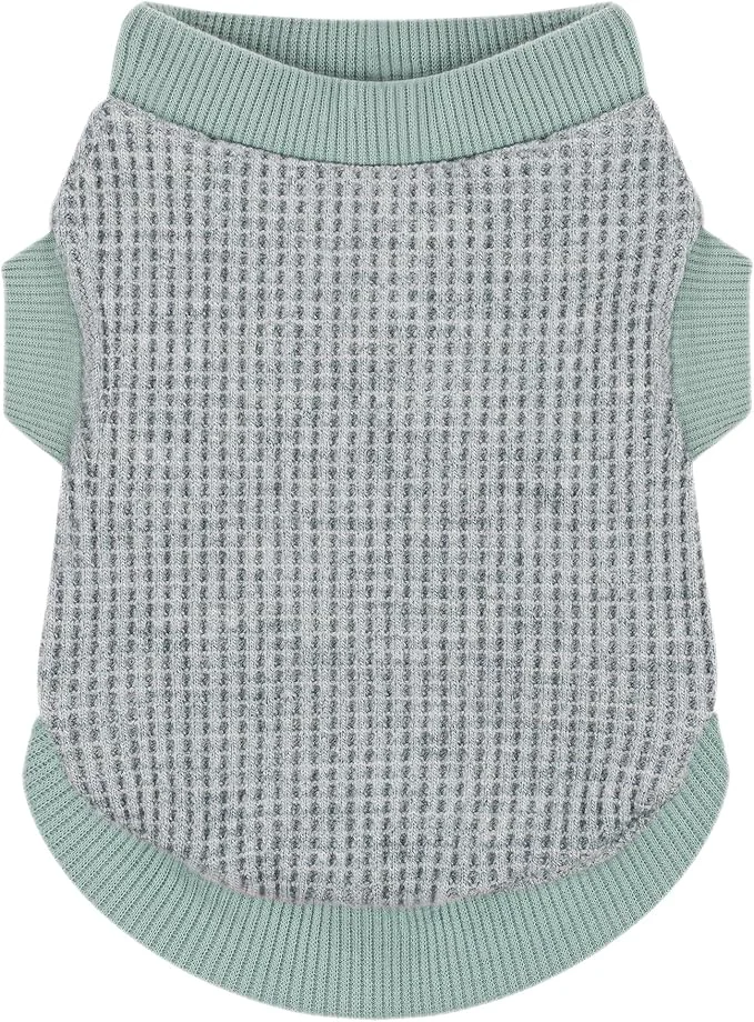 Casual Cozy and Functional Dog Shirts for Small Puppies Stretchable Green Attire Lightweight