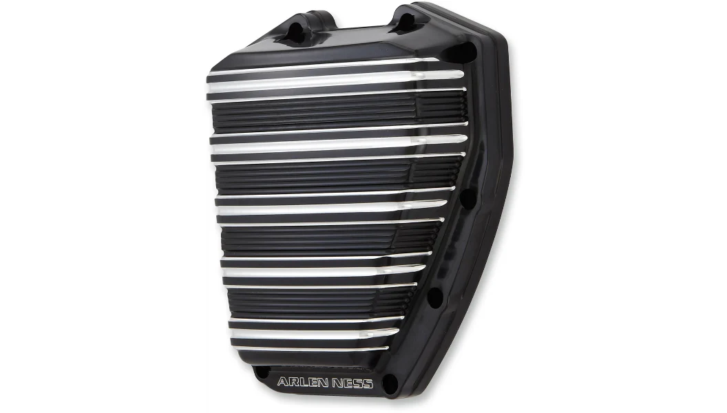 Versatile ARLEN NESS Cam Cover - 10 Gauge - Black Anodized with Machined Accents 03-963 Trendy