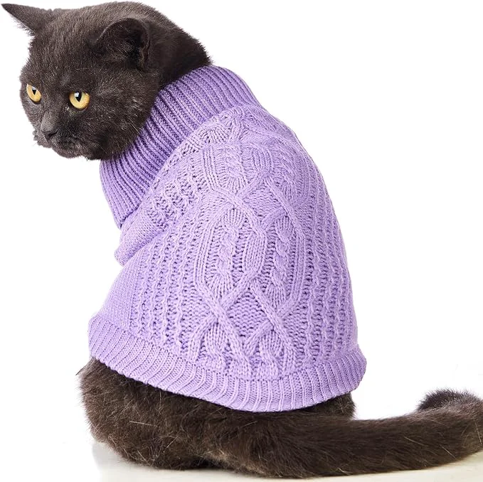 World-Class Stretchy Cat Sweater Breathable