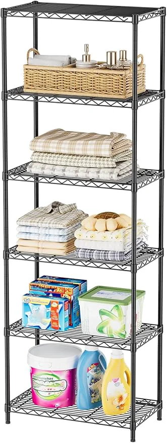 Functional SINGAYE Shelf Closet Wire Shelving：Adjustable Metal Unit for Laundry Room Organization Bathroom Kitchen Home Storage Pantry Rack ShelvesAbout ThisOverview Carefully Designed
