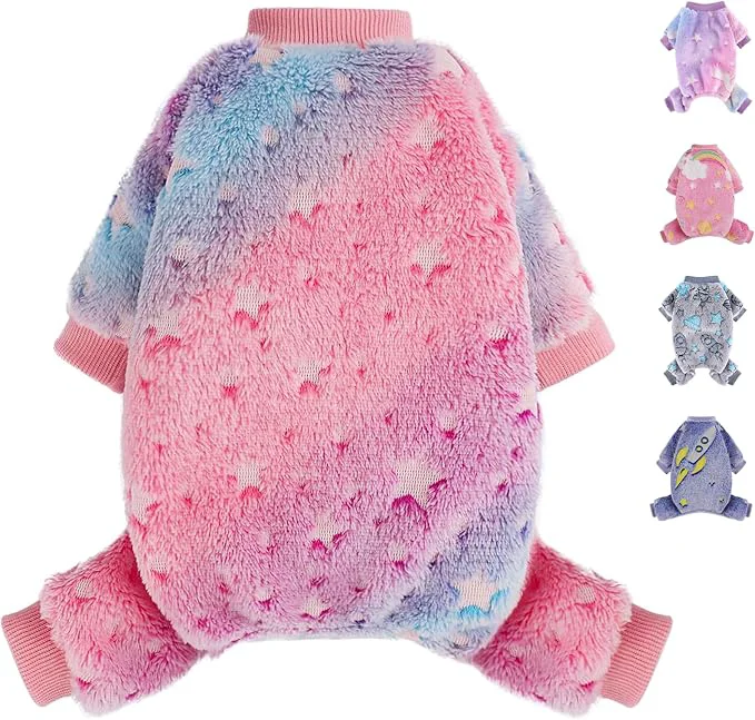 Long-Lasting Fleece Pajamas for Small Dogs Fine Crafted